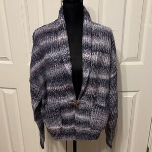 Lucky Brand Toggle Front Spacedye Cardigan